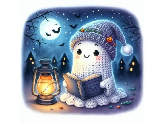 Download A Crochet Ghost with a Soft Smile, Readi - Premium Bundle