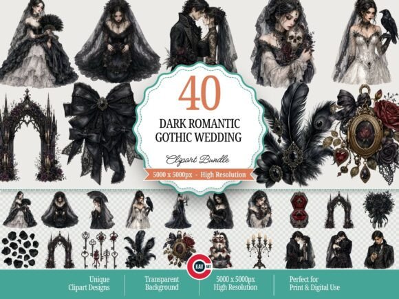 Download Dark Gothic Wedding Bride and Groom - Gothic wedding Collection
